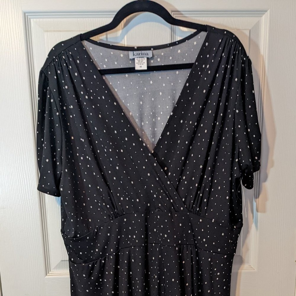 Karina 4XL Megan Dress in Star Print (NWT)